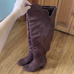 Chinese Laundry Brown Over the Knee Boots, Size 5.5